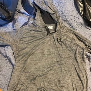 Under Armour Snap Hoodie Lightweight Size L